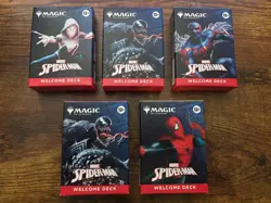 MTG Spiderman Welcome Deck Set Of 5 NYCC 2025 Magic The Gathering - Image 1