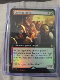 Cheering Crowd - 126 MTG SPM Magic the Gathering - Image 1