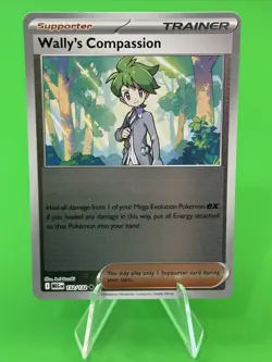 Pokemon Wally's Compassion Mega Evolution Reverse Holo Uncommon 132/132 NM!!! - Image 1