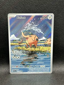 Cufant 076/064 ILLUSTRATION RARE HOLO Shrouded Fable Pokemon IR English Foil TCG - Image 3