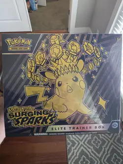 Pokemon TCG Scarlet & Violet Surging Sparks Elite Trainer Box ETB - Image 1