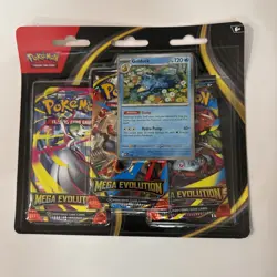 Pokemon TCG Mega Evolution 3 Pack Blister Psyduck promo Sealed - Image 1