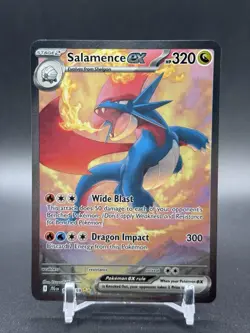 Salamence ex 187/159 Sv09: Journey Together Special Illustration Rare Pokemon - Image 1