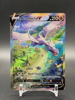 Aerodactyl V (Alternate Full Art) 180/196 Swsh11: Lost Origin Holo Pokemon TCG - Image 1