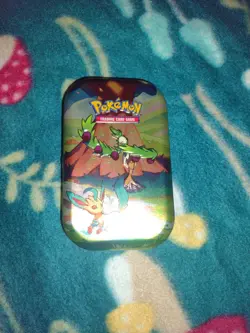 Pokemon Vibrant Paldea Mini Tin Leafeon (JUST THE TIN) - Image 1
