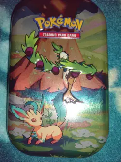 Pokemon Vibrant Paldea Mini Tin Leafeon (JUST THE TIN) - Image 3
