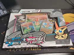 Pokemon - Black Bolt & White Flare Unova Victini Illustration Collection Box New - Image 1