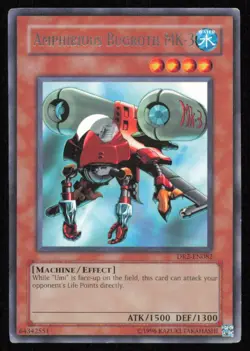 YUGIOH Amphibious Bugroth MK-3 DR2-EN082 Rare Unlimited MP - Image 1