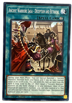 YuGiOh! - Ancient Warriors Saga - Deception and Betrayal DIFO-EN064 1st Edition - Image 1