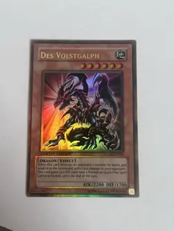 Yugioh Des Volstgalph GLD2-EN002 Ultra Rare LP Yu-Gi-Oh! - Image 2