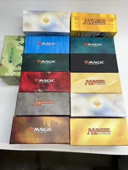 Lot of 13 MTG Magic The Gathering Empty Card Storage Bundle Boxes Collectible 🔥 - Image 1