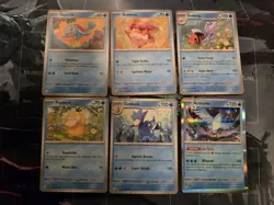 Pokemon 151 Lot 6 Cards Squirtle, Psyduck, Golduck, Articuno, Seaking, Goldeen - Image 1