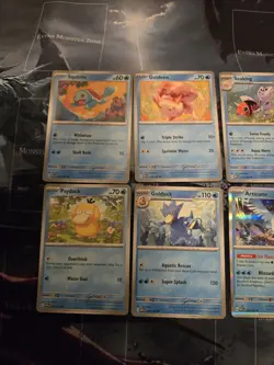 Pokemon 151 Lot 6 Cards Squirtle, Psyduck, Golduck, Articuno, Seaking, Goldeen - Image 2