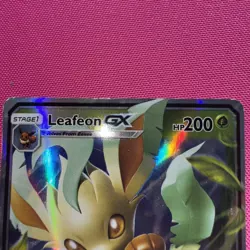 Pokemon Leafeon GX S&M Ultra Prism Card 13/156 Excellent Condition - Image 2