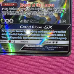 Pokemon Leafeon GX S&M Ultra Prism Card 13/156 Excellent Condition - Image 3