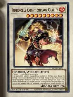Infernoble Knight Emperor Charles MP21-EN127 Yu-Gi-Oh! Card NM 1st Edition - Image 1