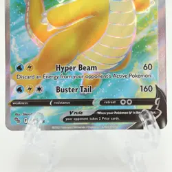 Dragonite V 076/078 - Full Art Holo Ultra Rare Card Pokemon Go TCG Card - NM/M - Image 3
