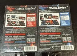 Godzilla Card Game Starter Lot of 2 Decks, Minus One, Heisei Seires + 2 Boosters - Image 3