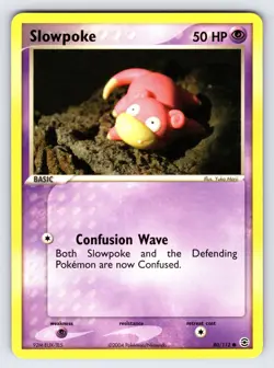 Slowpoke 80/112 2004 EX FireRed & LeafGreen Pokemon Card TCG Yuka Morii - VLP - Image 1