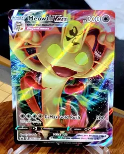 Meowth VMAX - Promo SWSH: Sword & Shield Promo Cards SWSH005 NM - Image 1