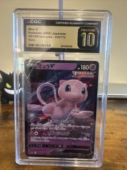 ✨✨ CGC 10 PRISTINE Mew V 053/172 RR VSTAR Universe s12a Pokemon Card - Image 1