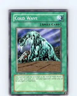 Yu-Gi-Oh TCG Cold Wave SDZW-EN019 1st Edition Common Card LP-NM - Image 1