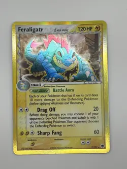 Feraligatr (Delta Species) - 2/101 - Pokemon 2006 Dragon Frontiers Holo Card NM - Image 1