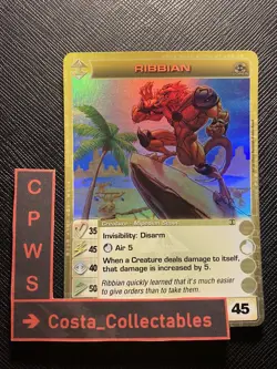 RIBBIAN - MAX ENERGY - 35/45/40/50/45 - SUPER RARE - CHAOTIC CARD - ZOTH - NM - Image 1