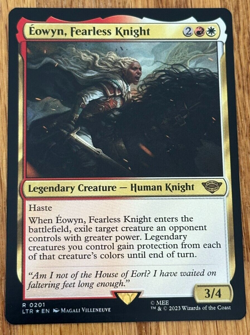 MTG Lord of the Rings, Eowyn, Fearless Knight -Foil - Image 1