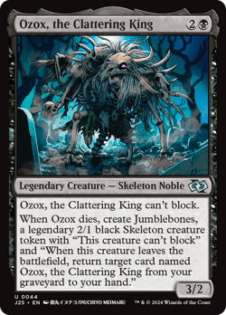 Ozox, the Clattering King (Anime) [Foundations Jumpstart] Magic MTG - Image 1