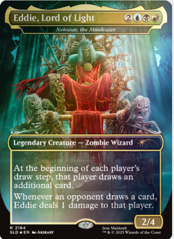 eddie lord of the light mtg secret lair iron maiden FOIL PRESALE mtg secret lair - Image 1