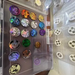 Huge Lot of 800+ Official Pokemon Coins Metal VTG Plastic Small Great Conditions - Image 4