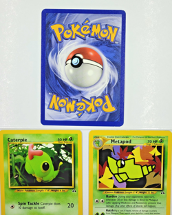 Vintage Pokemon Evolution Lot (3) *NM* - Neo Discovery - Butterfree, Metapod - Image 5