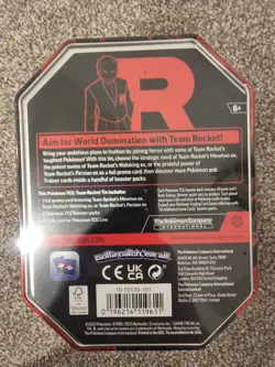 Pokemon TCG Team Rocket Tin - Nidoking Brand New and Sealed - Image 2