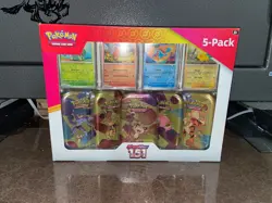 Pokemon Scarlet & Violet 151 5-Pack Mini Tin Costco Bundle Set - Image 1