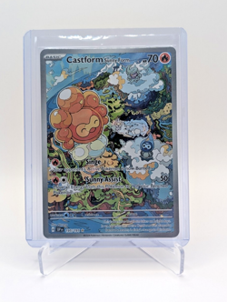 Pokemon TCG Castform Sunny Form - 195/191 - SV08: Surging Sparks - Illustr. Rare - Image 2