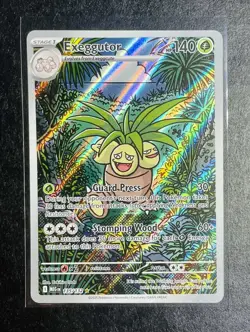 Pokemon Mega Evolution Exeggutor Illustration Rare 135/132 English NM - Image 1