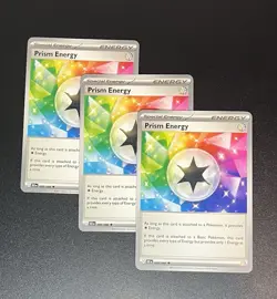 3x Prism Energy 086/086 X3 - Black Bolt - Pokemon Playset NM - Image 1