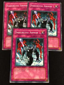 Yugioh Sakuretsu Armor SD10-EN033 1st Common x3 (MP) - Image 1