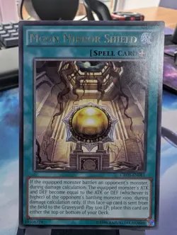 YuGiOh! Moon Mirror Shield CROS-EN081 Rare - Image 1