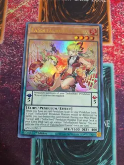 Yu-Gi-Oh! FaSolfachord Fancia ANGU-EN017 Ultra Rare 1st Edition Near Mint - Image 1