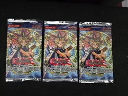 Lot Of 3: Yugioh TCG! SEALED Legacy of Darkness Booster Pack 1st Edition - Image 1