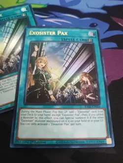 Yu-Gi-Oh! Exosister Pax 1st Ed. RA02-EN066 Ultra Rare NM/LP x1 - Image 1