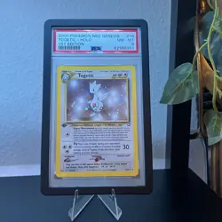 Togetic Neo Genesis 1st Edition Holo Rare Pokemon TCG Card 16/111 PSA 8 - Image 1