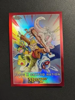 2022 Chrome MetaZoo Topps x Cryptid Nation Card #T1 SP - Image 1