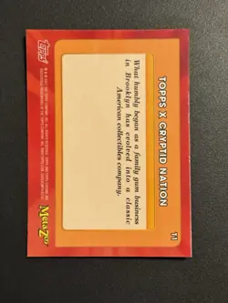 2022 Chrome MetaZoo Topps x Cryptid Nation Card #T1 SP - Image 2