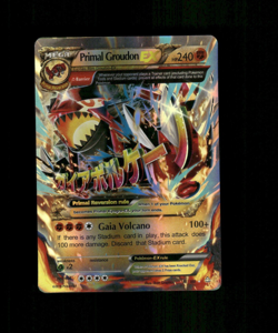 Custom Holo PRIMAL GROUDON Card PRIMAL GROUDON EX Card READ DESCRIPTION BELOW a1 - Image 1
