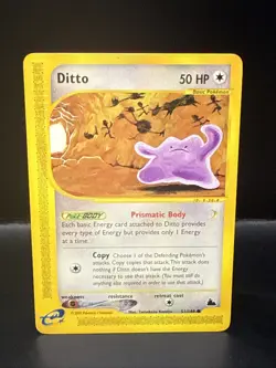 Pokemon 2003 Ditto Skyridge 51/144 Regular Non-Holo Common Card A - Image 1