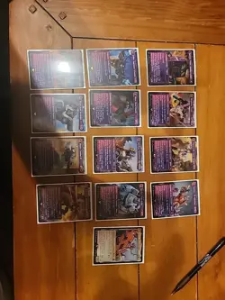 Transformers Magic the Gathering Card Set Incomplete 13 Cards - Image 1