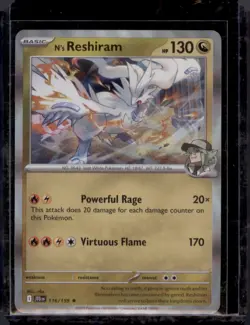 N’s Reshiram 116/159 - Journey Together ex Pokemon Card - NM Rare Holo - Image 1